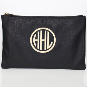 Cobalt Monogrammed Personalized Clutch-Bag-Default-Jack and Jill Boutique