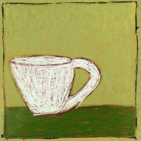 Coffee Cup- Green | Canvas Wall Art-Canvas Wall Art-Jack and Jill Boutique