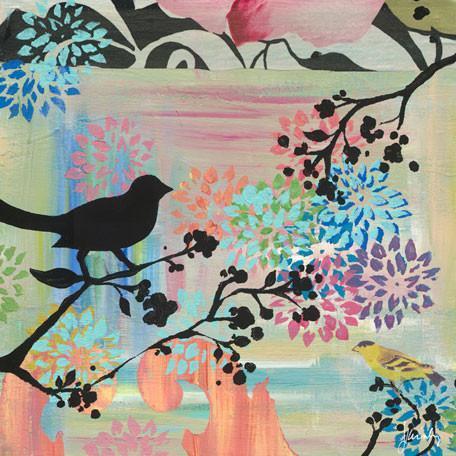 Colorburst Hummingbird Horizontal | Canvas Wall Art-Canvas Wall Art-Jack and Jill Boutique