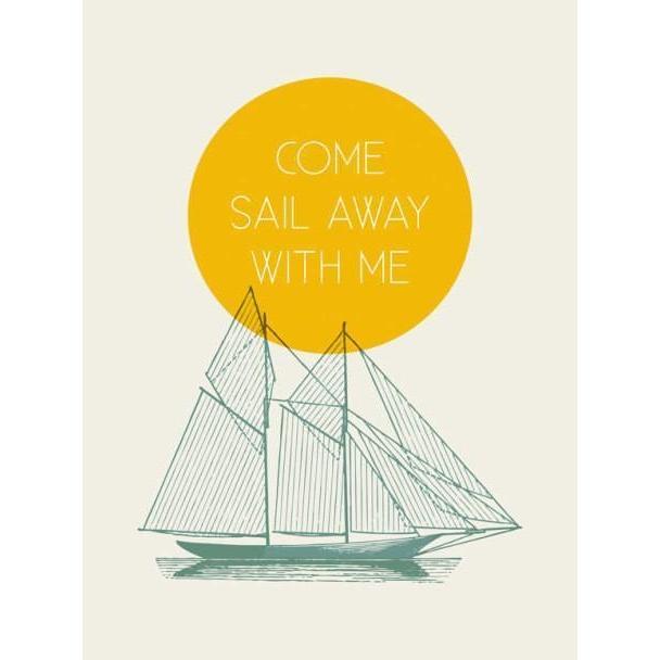 Come Sail With Me | Canvas Wall Art-Canvas Wall Art-Jack and Jill Boutique