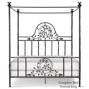 Corsican Iron Canopy Bed 42686 | Twiggy Canopy Bed-Canopy Bed-Jack and Jill Boutique