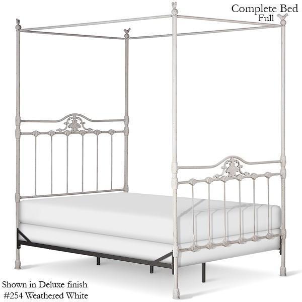 Corsican Iron Canopy Bed 42862 | Straight Canopy Bed-Canopy Bed-Jack and Jill Boutique