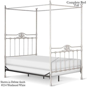 Corsican Iron Canopy Bed 42862 | Straight Canopy Bed-Canopy Bed-Jack and Jill Boutique