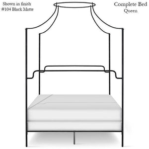 Corsican Iron Canopy Bed 43602 | Olivia Canopy Bed-Canopy Bed-Jack and Jill Boutique