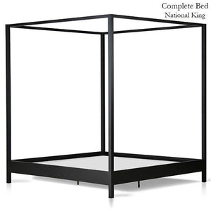 Corsican Iron Canopy Bed 43712 | Contemporary Canopy Bed-Canopy Bed-Jack and Jill Boutique
