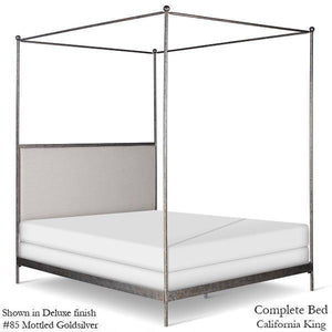 Corsican Iron Canopy Bed 43788 | Upholstered Canopy Bed-Canopy Bed-Jack and Jill Boutique