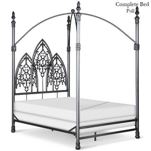 Corsican Iron Canopy Bed 5517 | Gothic Canopy Bed-Canopy Bed-Jack and Jill Boutique