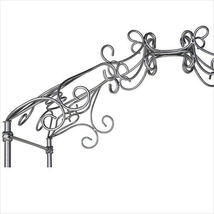 Corsican Iron Cribs 40228 | Stationary Princess Canopy Crib-Cribs-Jack and Jill Boutique