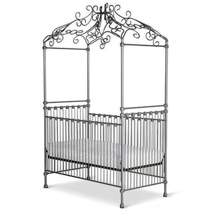 Corsican Iron Cribs 40228 | Stationary Princess Canopy Crib-Cribs-Jack and Jill Boutique