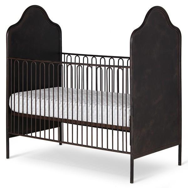 Corsican Iron Cribs 42652 | Stationary Camel Hump Metal Panel Crib-Cribs-Jack and Jill Boutique