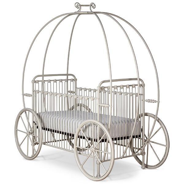 Corsican Iron Cribs 43812 | Statonary Pumpkin Canopy Crib-Cribs-Jack and Jill Boutique