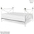 Corsican Iron Daybed 43250 | Daybed with Brass-Day Bed-Jack and Jill Boutique