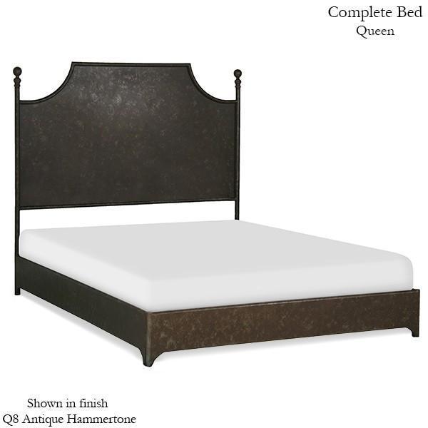 Corsican Iron Platform Bed 42886 | Olivia Panel Platform Bed-Platform Bed-Jack and Jill Boutique