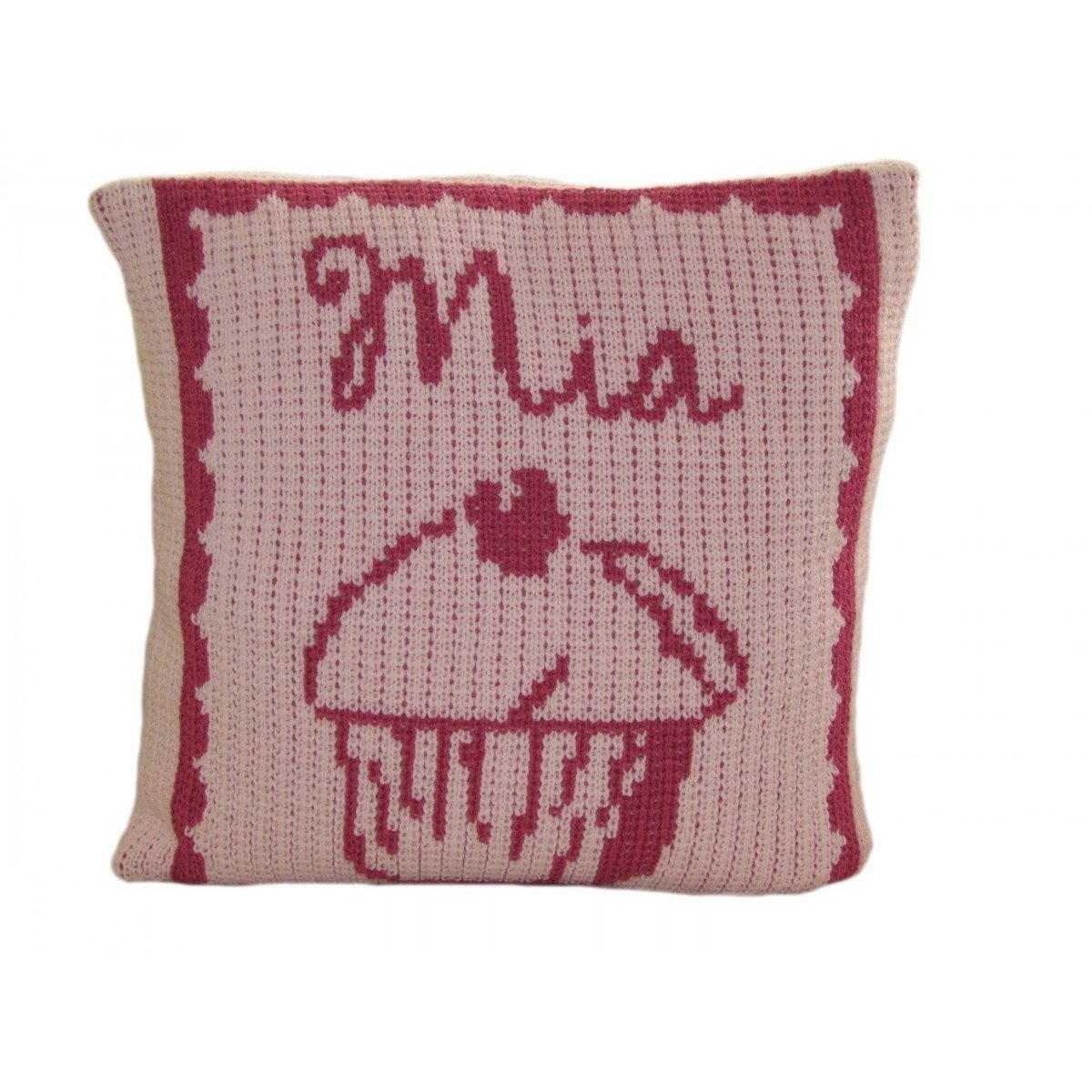 Cupcake & Name Personalized Pillow-Pillow-Default-Jack and Jill Boutique