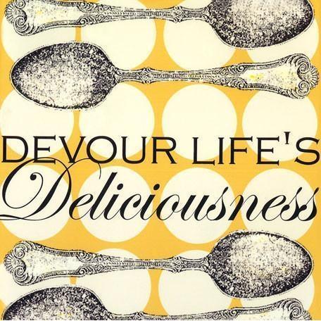 Devour Life's Deliciousness | Canvas Wall Art-Canvas Wall Art-Jack and Jill Boutique