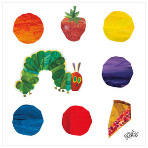 Eric Carle's The Very Hungry Caterpillar (TM) and Dots Wall Art-Wall Art-14x14 Canvas-Jack and Jill Boutique