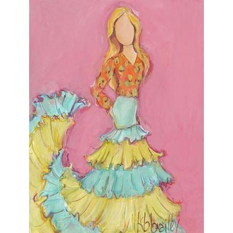 Flamenco Dancer - Blonde | Canvas Wall Art-Canvas Wall Art-Jack and Jill Boutique