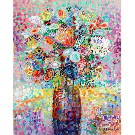 Floral Bouquet Lavender | Canvas Wall Art-Canvas Wall Art-Jack and Jill Boutique