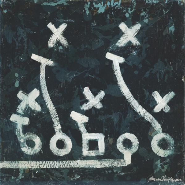 Football Playbook X & O | Super Bowl Art Collection | Canvas Art Prints-Canvas Wall Art-Jack and Jill Boutique