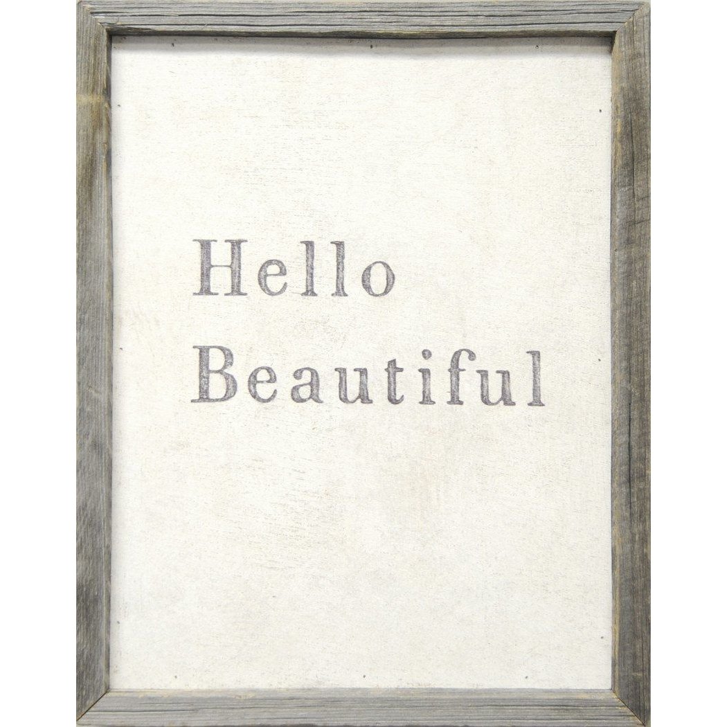 ART PRINT - Hello Beautiful-Art Print-Default-Jack and Jill Boutique