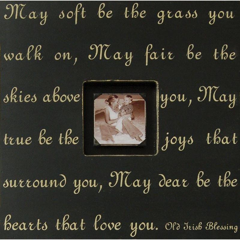 Handmade Wood Photobox with quote "May Soft Be the Grass"-Photoboxes-Jack and Jill Boutique