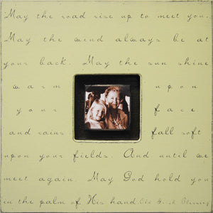 Handmade Wood Photobox with quote "May the Road Rise Up"-Photoboxes-Jack and Jill Boutique