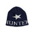 Metallic Single Star Personalized Knit Hat-Hats-Jack and Jill Boutique