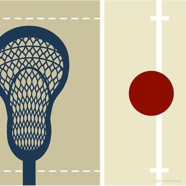 MVP Lacrosse | Sports Art Collection | Canvas Art Prints-Canvas Wall Art-Jack and Jill Boutique