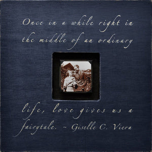 Handmade Wood Photobox with quote "Once in a While"-Photoboxes-Jack and Jill Boutique