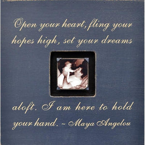 Handmade Wood Photobox with quote "Open Your Heart"-Photoboxes-Jack and Jill Boutique