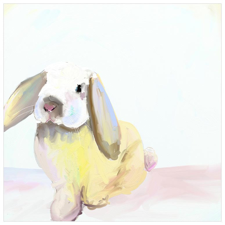 Pale Bunny Wall Art-Wall Art-Jack and Jill Boutique