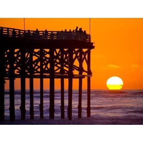 Pier at Sunset | Canvas Wall Art-Canvas Wall Art-Jack and Jill Boutique