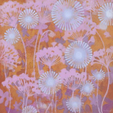 Pink and Orange Dandelions | Canvas Wall Art-Canvas Wall Art-Jack and Jill Boutique