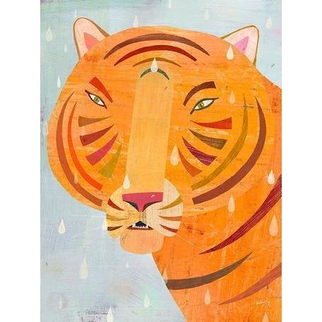 Raindrop Tiger | Canvas Wall Art-Canvas Wall Art-Jack and Jill Boutique