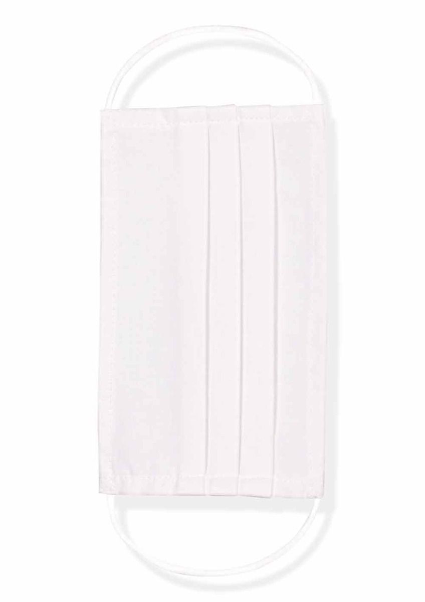 Solid Color Reusable and Washable Face Mask, 100% Cotton-Face Mask-White-Jack and Jill Boutique