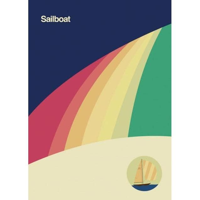 Sailboat Transportation | Canvas Wall Art-Canvas Wall Art-Jack and Jill Boutique