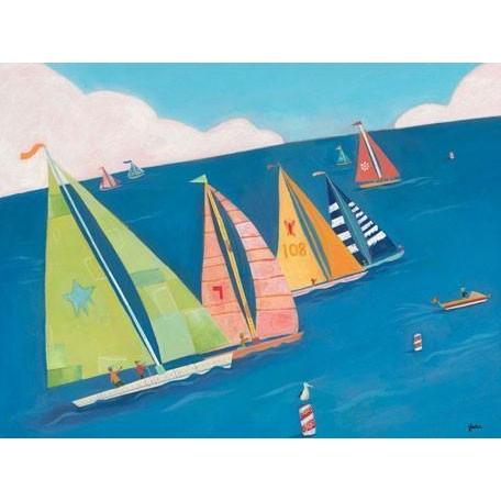 Sailing Regatta | Canvas Wall Art-Canvas Wall Art-Jack and Jill Boutique