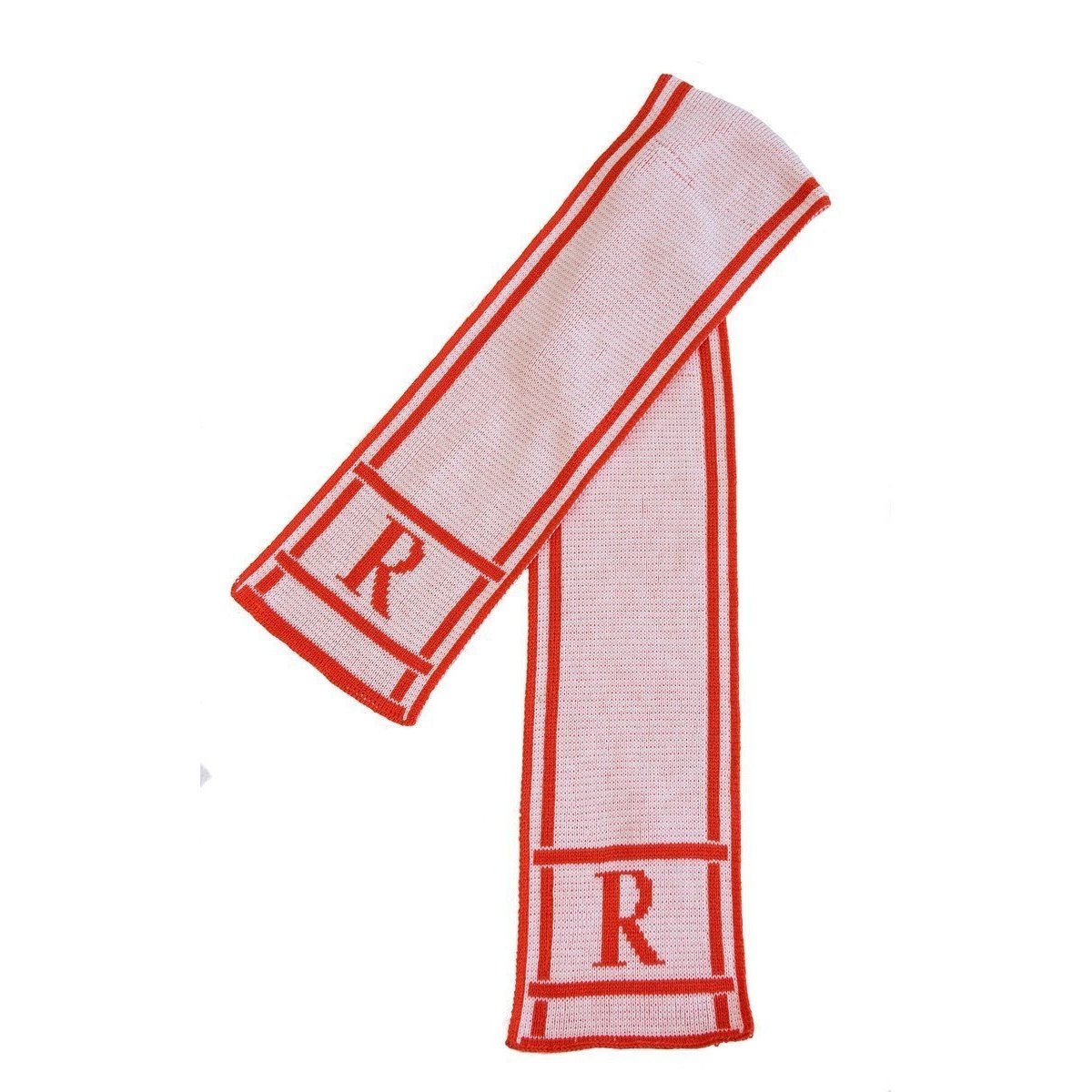 Scroll & Monogram Personalized Knit Scarf-Scarves-Jack and Jill Boutique