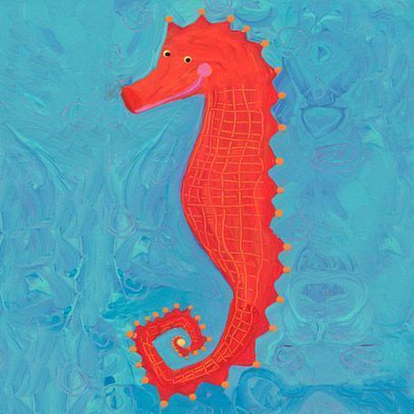 Seahorse | Canvas Wall Art-Canvas Wall Art-Jack and Jill Boutique
