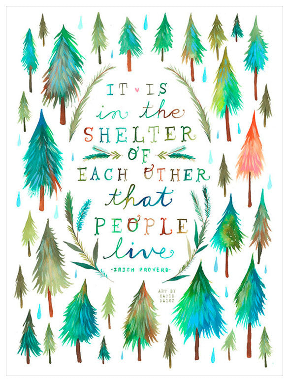 Shelter of Each Other Wall Art-Wall Art-Jack and Jill Boutique