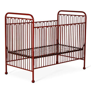 Simple Stationary Crib in Solid Iron-Cribs-Jack and Jill Boutique