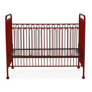 Simple Stationary Crib in Solid Iron-Cribs-Jack and Jill Boutique