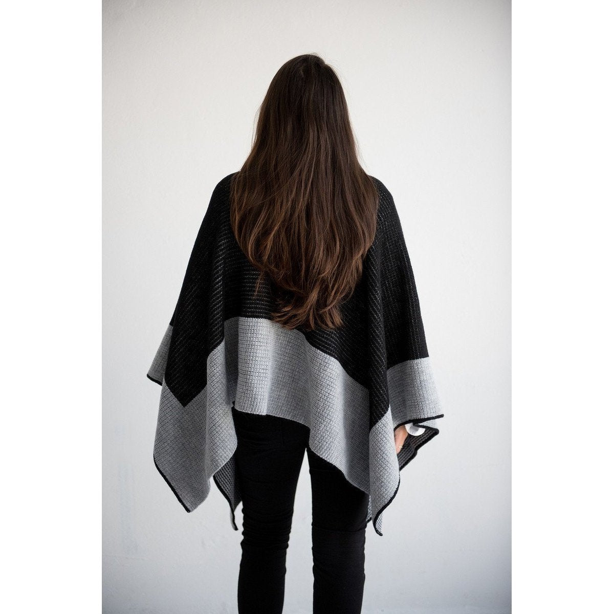 Single Border Personalized Blanket Poncho-Poncho-Jack and Jill Boutique