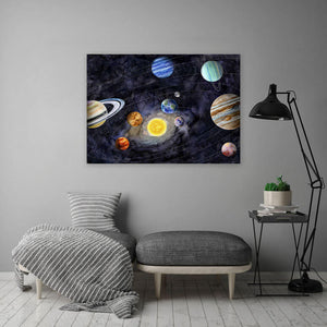 Solar System Portrait Wall Art-Wall Art-Jack and Jill Boutique