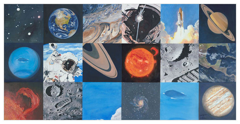 Space Exploration Wall Art-Wall Art-48x24 Canvas-Jack and Jill Boutique