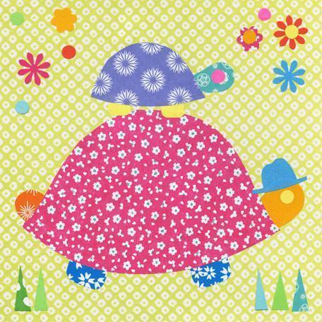 Tag Along Turtle | Canvas Wall Art-Canvas Wall Art-Jack and Jill Boutique