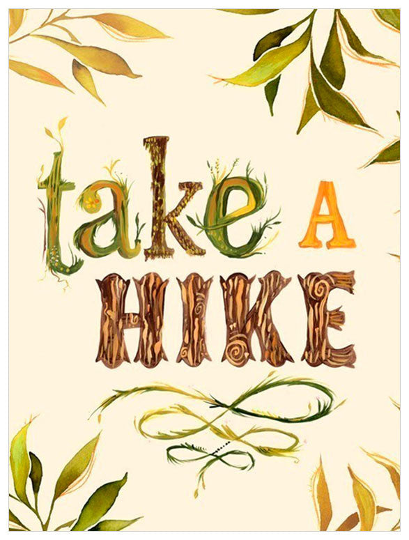 Take A Hike - Outdoorsy Wall Art-Wall Art-Jack and Jill Boutique