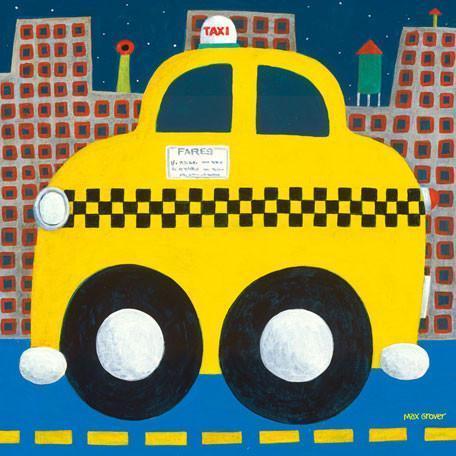 Taxicab | Canvas Wall Art-Canvas Wall Art-Jack and Jill Boutique