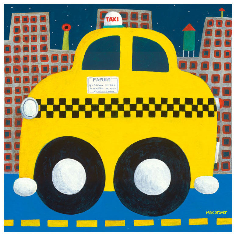 Taxicab Wall Art-Wall Art-Jack and Jill Boutique