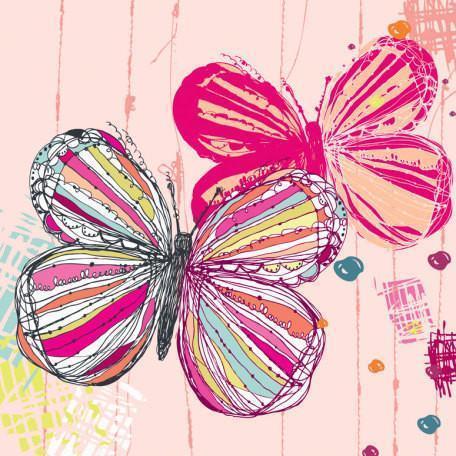 Textured Butterflies | Canvas Wall Art-Canvas Wall Art-Jack and Jill Boutique